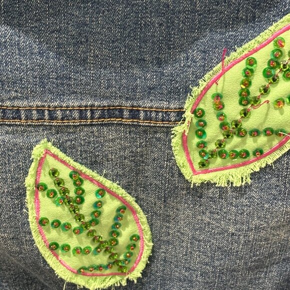 Berek by Takako Saxon Embroidered Denim Jacket – Size Medium - FREE SHIPPING - Picture 2 of 6